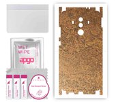 apgo Protective Skin Sticker for the back+sides compatible with Huawei Mate 10 Pro, Full Wrap Film, Foil, Vinyl - Pattern Rusty Copper