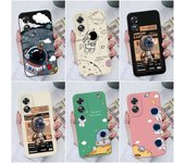 Funda de teléfono para OPPO A1 Pro 5G A9 A11 A15 A15S A17 A17K A33 A52 protección de cámara de astronauta funda suave de silicona líquida para OPPO A58 Fundas Coque OPPO A1 2018