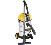 Aspiradora en seco y húmedo FARTOOLS - NET-UP30-P - Depósito de acero inoxidable - 30L (con función de desatasco)