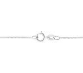 Canal - LEA y; ARTHUR - Malla Veneciana - Oro Blanco 375 - Largo 40 cm - Joyería Infantil