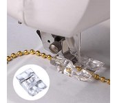 Prensatelas para máquina de coser con perlas y lentejuelas, se adapta a todos los Singer, Brother, Babylock de vástago bajo 1pc