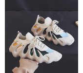 Zapatos de verano de malla tipo calcetín para mujer de Octopus: nuevo estilo moderno con tejido volador (BD-F450-9) 35 negro