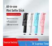 Palo selfie portátil con Bluetooth y trípode para transmisión en vivo