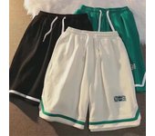 Pantalones cortos de baloncesto callejero retro americano para hombre: Estilo de verano moderno y holgado para adolescentes 3XL
