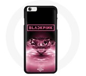 Coque - Maniacase - Iphone 7 - Noir - Logo Blackpink - Finition Diamanté