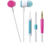 Auriculares intraaurales blancos Crazy WCZ Audio-Technica iPod/iPhone/iPad ATH-CKL220i