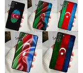 Funda con la bandera de Azerbaiyán para Samsung Galaxy S22, S23, S24 Ultra, Note 20, 10, S8, S9, S10 Plus, S21, S20 FE, funda blanda Galaxy S10 Plus