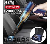 Nuevo Aspirador inalámbrico para coche, aspirador inalámbrico de alta potencia con succión C blanco