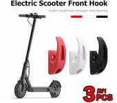 Gancho delantero para patinete eléctrico, gancho para casco, garra para Xiaomi Mijia M365 Pro, bolsas, agarre, mango, accesorios, 1/2/3 Uds. 1pc negro