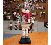 Papá Noel hombre de nieve muñeco de alce decoración navideña árbol de Navidad adornos decentes One Size