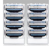 Cuchillas de afeitar Giulietta para hombre, casetes de afeitar de 3 hojas, 4 Uds./8 Uds. 8pcs blue