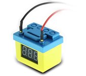 Probador de voltaje de batería Lipo de coche con Control remoto, alarma de zumbador de bajo voltaje, reemplazo para Axial SCX10 varios colores