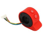 Acelerador de pulgar para patinete eléctrico ABS X7 X8, control de velocidad sensible, color rojo
