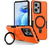 Funda de teléfono para Xiaomi Redmi Note 11 Pro con soporte de anillo para Note 11 12 9 8 Poco X3 X5 M4 Pro 4G 5G, fundas duras para Xiaomi 11T For Redmi Note 11 negro