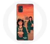 Coque pour samsung galaxy A71 Squid Game Kang Sae Byeok Numéro 067 Et Ji Yeong Numéro 240