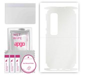 apgo Protective Skin Sticker for the back+sides compatible with Xiaomi Mi 10 Ultra, Full Wrap Film, Foil, Vinyl - Pattern Matte Transparent