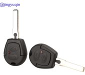 Jingyuqin - Funda para llave de coche con mando a distancia para VW Polo Golf Jetta Sharan, Seat Ibiza, León, Toledo, Mii, Altea y Skoda Fabia Octavia cadete del espacio de