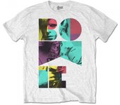 David Bowie - Camiseta unisex para adulto con saxofón L blanco