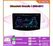Android para Mitsubishi Grandis 1 2003 - 2011 Radio de coche Reproductor de vídeo multimedia Navegación GPS Carplay 2Din 4+64 GB 2+32GB