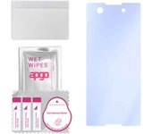 apgo Ultra-Clear 9H Hybrid protective glass compatible with Sony Xperia XA1, flexible nano glass, great replacement for tempered glass, scratch-resist