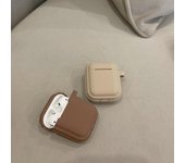 Para AirPods 3 Funda de silicona suave a prueba de polvo Tapón antipolvo Caqui Marrón Fundas para auriculares inalámbricos para Apple Airpods 1 2 3 Pro Funda protectora for airpods 1  2 marrón