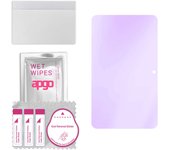 apgo Vidrio protector híbrido Anti-Blue 9H compatible con Amazon Fire HD 10 2021, nano vidrio flexible, excelente reemplazo para vidrio templado, resistente a rayones