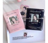 Square Hollow Out Card Sleeve 3 inch Photo Album Cute Mini Kpop Album rojo