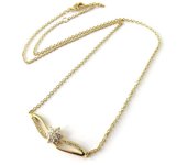 Les Trésors De Lily [N6841] - Collier Plaqué-Or 'Sissi' blanc doré oro