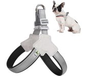 Arnés de verano antitirones para perros, correa de pecho transpirable para cachorros, perros pequeños, medianos y grandes, gatos, viajes, paseos, bulldog francés, accesorios para mascotas S azul