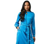 Vestido midi con abertura y detalle de tubo para mujer Principles 16 UK