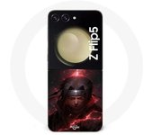 Coque Samsung Galaxy Z Flip5 itachi uchiwa anime 3D fanart