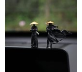 Figura decorativa para tablero de instrumentos de automóvil, escultura impermeable, fácil de limpiar, estatua para casa de muñecas, decoración de escritorio de oficina A