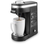 Cafetera de cápsulas Cafetera portátil para el hogar Cafetera americana totalmente automática de una sola taza Cápsula K-CUP EU negro