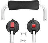Rodillo para kayak, soporte de carga para kayak con ventosas resistentes para techo de coche, canoa o kayak. negro