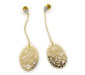 Les Trésors De Lily [L5616] - Pendientes 'Carmen' de oro oro