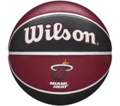 Wilson NBA Team Miami Heat Ball WTB1300XBMIA, Unisex, Balones de baloncesto, rojo 7 rojo