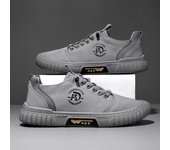 Zapatos casuales para hombre, zapatillas negras transpirables, zapatillas de tenis para caminar y conducir a la moda para hombre, zapatillas planas para hombre 39