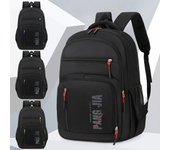 Mochila para computadora multifuncional de gran capacidad para hombres y mujeres, adecuada para viajes diarios, viajes de negocios, turismo. negro
