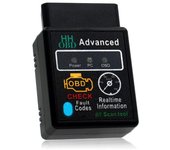 Escáner OBD2 para automóvil compatible con Bluetooth Elm327 V1.5 Lector de códigos OBDII Herramienta de diagnóstico Escáner de diagnóstico para Android IOS Windows