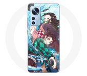 Coque pour Xiaomi Mi 12 / 12X Tanjiro et Nezuko Demon Slayer Kimetsu no Yaiba Anime