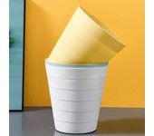 Bote de basura pequeño de 6 l, bote de basura de escritorio, bote de basura de plástico para el hogar, la oficina, la mesa, la papelera, la caja de barril para artículos diversos del hogar