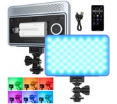 VILTROX Sprite 15C RGB Luz de relleno fotografía luz LED para vídeo Panel de luz en la cámara 15W 2800K-6800K 2800K-6800K
