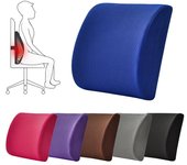Almohadas para Asiento de Coche Oficina en Casa Almohada de Viaje Aliviar el Dolor Espuma Viscoelástica Suave Soporte Lumbar Transpirable Cuidado de la Salud Cojín de Espalda Cintura púrpura