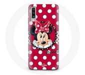 Coque Samsung Galaxy A70 Minnie Mouse Dessin animé Rouge