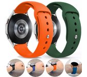 Correa de silicona de 20 mm y 22 mm para Samsung Galaxy Watch Active 2/4 Classic, pulsera impermeable suave y transpirable de 42 mm y 46 mm para HUAWEI y Amazfit 22mm gris