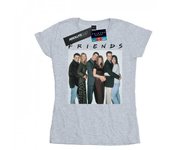 Amigos Mujeres/Damas Grupo Foto Abrazos Camiseta de Algodón XL blanco