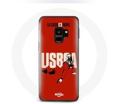 Coque pour Samsung S9 plus La casa de papel Lisboa dessin