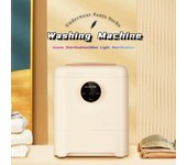 Nueva mini lavadora, ropa interior para el hogar, calcetines, lavadora portátil, pequeño artefacto de desinfección y esterilización 【1】 blanco