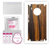 apgo Protective Skin Sticker for the back+sides compatible with Honor 50 LITE, Full Wrap Film, Foil, Vinyl - Pattern Tigerwood