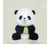 Venta al por mayor de juguetes de peluche de panda, muñeco de panda gigante de simulación Huahua, almohada Guolai 28cm